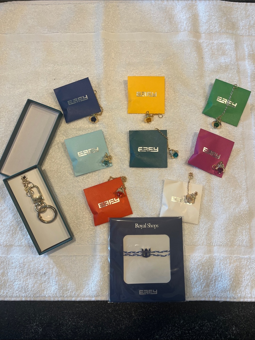 EFFY Assorted Charm Pendants Set with Keychain - Multi Color